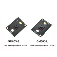 Módulo Escáner de Códigos de Barras GM805-L 1D 2D QR PDF417 USB TTL-232 7-50cm para Arduino Windows Android