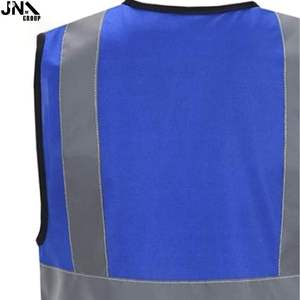 Chaleco DE SEGURIDAD azul Chaqueta Seguridad personal Fábrica Trabajo de alta visibilidad Ropa DE TRABAJO DE SEGURIDAD reflectante - Product Image 5