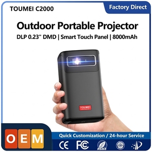 Fabricante Profesional de Proyectores DLP, Enfoque Automático, Compatible con <span class=keywords><strong>Netflix</strong></span> 4K, Proyector Inteligente con Batería, Personalización OEM ODM - Product Image 1