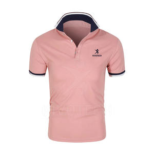 Camisetas de polo OEM para hombre Camiseta de polo de rendimiento de secado rápido con logotipo bordado o impreso - Product Image 1