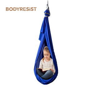 Indoor terapia sensoriale Yoga amaca per bambini camera esterna regolabile tessuto amaca altalena per bambini ragazzi - Product Image 1