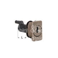 Serrure ovale pour unité de tiroirs avec trois longueurs de commande réglables Modèle 318213