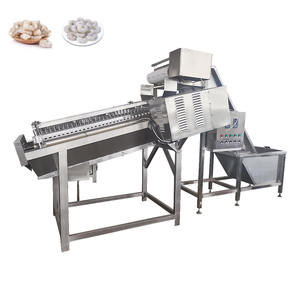 <b>Small</b> Shrimp Peeling Machine China Shrimp <b>Roller</b> Grader Machine Fresh Shrimp Peeler Deveiner - Product Image 6