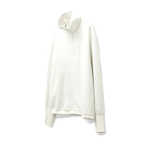 Patch personnalisé Sweat-shirt à demi-zip Sweat-shirt polaire Coupe confort Col zippé Poignets et ourlet côtelés Couleur Coton de haute qualité - Product Image 3