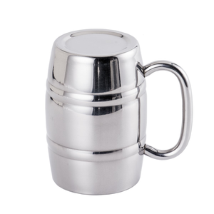 Luxury Stainless Steel Beer Mug 16oz Customize Size Logo Sustainable Eco Friendly Stainless Steen Beer Mug <b>Drinkware</b>` Mug - Product Image 5