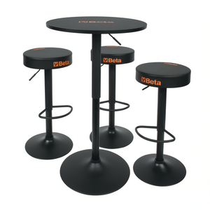 Conjunto de Muebles de Bar con Altura Ajustable, Compuesto por Mesa y Tres Taburetes - Product Image 2