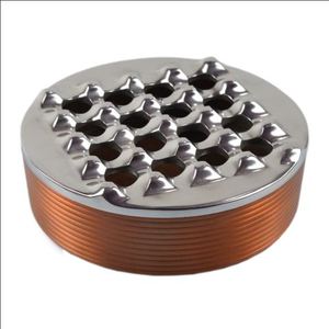 Modern Luxury Wooden Ash Tray with Stainless Steel for Home or Hotel Table Counter Top Stylish Ash Holder - Product Image 6