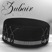 Peci Zubair Premium Katun Poliester Ringan Buatan Tangan Tradisional Muslim Bordir Halus Kualitas Ekspor
