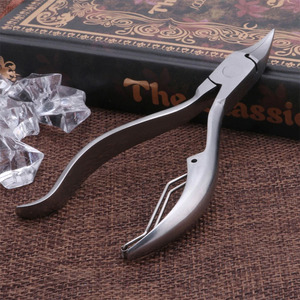 Diseño superior personalizado 2024 pinza profesional para cutículas de uñas de acero inoxidable cutícula dedo del pie herramienta para uñas encarnadas pinza para cutículas - Product Image 5