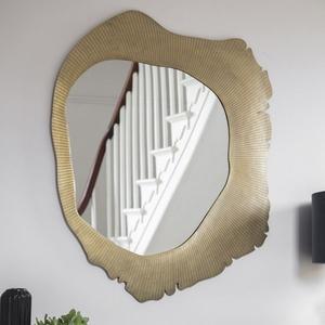 Espejo de Pared para Decoración del Hogar, Diseño Interior con Diseño de Hojas, Espejo Decorativo Clásico y Moderno con Múltiples Acabados - Product Image 6