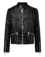 Blouson en cuir pour homme de haute qualité, style motard, à capuche, col montant, fermeture éclair, respirant, teint uni, pour l'hiver
