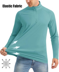 Camisa de Pesca Personalizada OEM para Hombre, Manga Larga, Estampado Digital, 100% Poliéster, Transpirable, Secado Rápido, Protección UV UPF 50 - Product Image 5