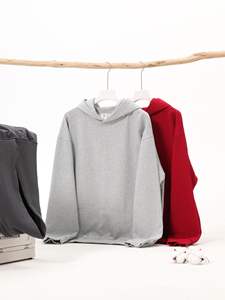 เสื้อฮู้ดดี้ผ้าฝ้าย450 GSM เสื้อฮู้ดโอเวอร์ไซส์ออกแบบได้ตามต้องการผู้ผลิตเสื้อผ้า H5503 - Product Image 5