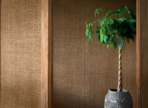 Papel Tapiz de Fibra Natural Tejido a Mano con Patrón Botánico, Autoadhesivo, Decoración de Pared para Hogar, Oficina, Hoteles y Villas - Product Image 5