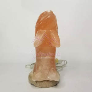Bon prix forme de dauphin élégant 100% lampe au sel de l'Himalaya naturel nouveau Stock Style d'amour élégant lampe au sel de l'Himalaya - Product Image 4