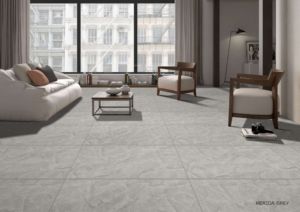 600x1200 Carreaux de sol en porcelaine sculptés Finition mate Durable pour l'intérieur des maisons contemporaines Antidérapant Salle de bain Antibactérien - Product Image 3