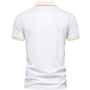 เสื้อโปโลเข้ารูปสำหรับผู้ชายเสื้อยืดโปโลดีไซน์ใหม่ - Product Image 2