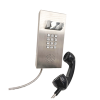 Téléphones publics blindés avec combiné antibruit, résistants aux vandales, pour détenus, bancaires et établissements pénitentiaires