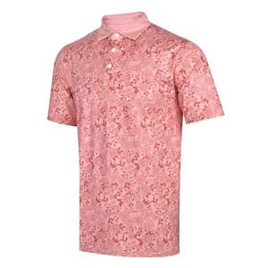Chemises de golf pour hommes Handee, respirantes, 100% polyester, tricotées, imprimées, Cam Bng - Product Image 1