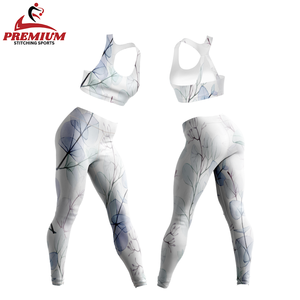 Conjunto de ropa de entrenamiento para mujer, manga completa, impresión por sublimación, ropa de mujer de la más alta calidad, conjunto de trajes de Yoga con estilo - Product Image 4