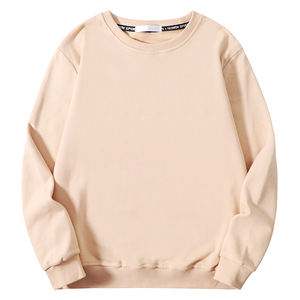 Custom Ribbed Bleached Corduroy Corded Sweatshirt Vintage Crew <b>Neck</b> 100%Cotton Wholesale Crewneck Basics Sweatshirts For Men - Product Image 5