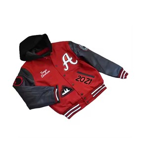 High Quality <b>Top</b> Premium Quality Collage Plus Sizes Custom Patches With Direct Logo Varsity Lettermen Jacket - Product Image 3