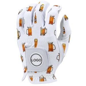 Gants de golf en cuir de cabretta pour hommes de haute qualité, meilleurs gants de golf standard internationaux, personnalisables, durables, fabriqués - Product Image 2