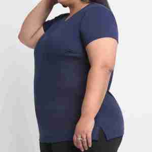 Camisetas de Alta Calidad para Mujer, Talla Grande, Transpirables, Corte Holgado, Informales, Extra Grandes, 100% Algodón para Chicas - Product Image 3