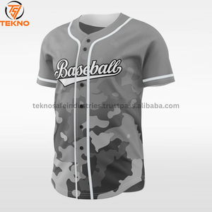 Maillot de baseball personnalisé pour hommes et femmes t-shirt de baseball respirant de grande taille uniforme de baseball avec impression par sublimation entretenu par OEM - Product Image 1