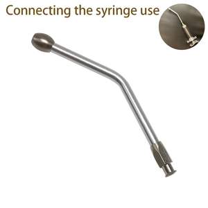 Buse filetée automatique vétérinaire Injecteur continu de vaccin Drencher aiguille en acier inoxydable pour animaux oiseaux ou Sm - Product Image 3