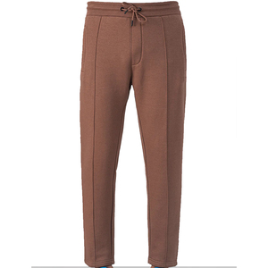 Wholesale Custom Lightweight Men's Casual Breathable Eco-Friendly Fleece Straight Leg Sweatpants Double Waist - Product Image 1