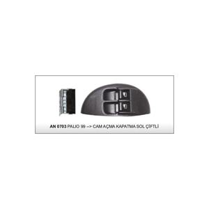 717135614 Interruptor Automático Doble para Ventana Izquierda para Fiat Palio 99- Turquía - Product Image 1