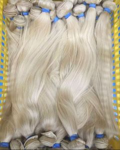 Meilleurs lots de cheveux humains indiens non traités Remy, cheveux de donneur individuel, ondulation lisse, double trame, HAIR KING - Product Image 2