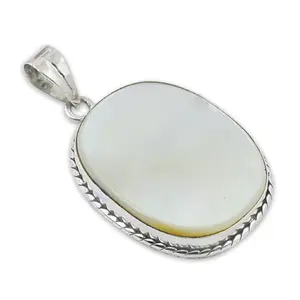 จี้เงินแท้ 925 ประดับมุกสำหรับผู้หญิง สวมใส่ได้ทุกวัน ของขวัญ จี้มุก - Product Image 3