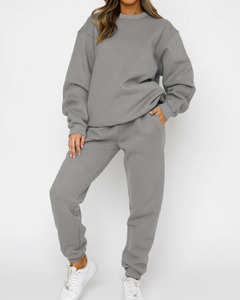 Sweat-shirt en coton surdimensionné pour femmes avec tissu en polaire doux et coupe décontractée pour un style streetwear quotidien - Product Image 5