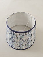 Abat-jour élégant en coton artisanal, de couleur turquoise, de style industriel, traditionnel, moderne et écologique, pour la décoration de la maison, chambre à coucher, salon