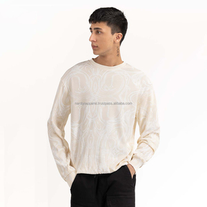 Nardon Apparel Oversized Oem Unisex Pullover Sudadera Hombres Etiqueta logo Personalizado 100% Algodón Orgánico Sudadera de cuello redondo - Product Image 1