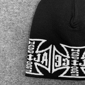 Gorro de punto de invierno con estampado Digital personalizado OEM, ropa de calle para hombre, Jacquard, Hip Hop, gótico, cálido, Unisex para adultos - Product Image 3