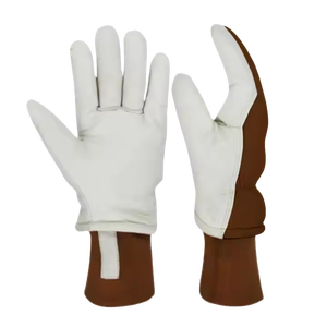 Gants de sécurité industrielle en cuir de vachette épais de meilleure performance manchette tricotée réfléchissante Protection des bras et des mains résistante au froid - Product Image 3