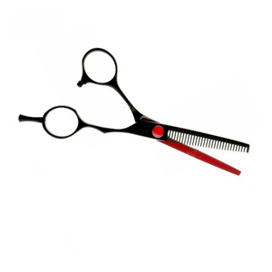 Tijeras de adelgazamiento de acero inoxidable J2 de alta calidad, diseño de moda contemporáneo, hoja afilada de corte definitivo de 32 dientes para diestros - Product Image 4