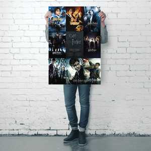 Póster de Edición Coleccionista de Harry Potter, Estilo de Diseño Moderno para Decoración de Paredes 2001-2011 - Product Image 3