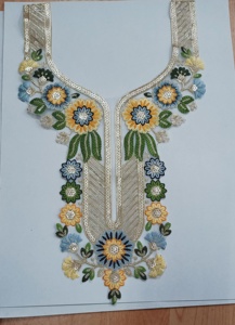 Collares bordados elegantes y duraderos, ideales para sastrería, decoración de ropa y fabricación de prendas - Product Image 6