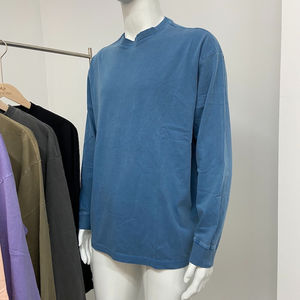 Mejor alta calidad al por mayor de venta personalizada ácido lavado gráfico en blanco camiseta 260g algodón oversize camiseta lavado camisetas - Product Image 4