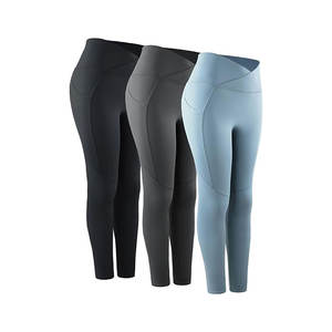 Workout Fitness Leggings Straight Wide Leg Yoga Pants for Women - Product Image 2