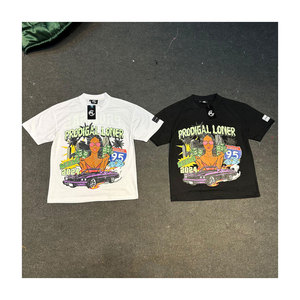 Camiseta con Gráfico Personalizado para Hombre, 100% Algodón, Estilo Urbano, Ecológica, Transpirable, de Secado Rápido, Ajuste Holgado, para Adultos - Product Image 1