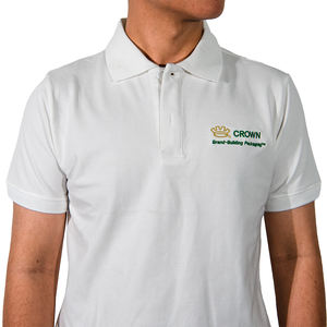 Polo à manches courtes de haute qualité pour hommes, logo brodé personnalisé, nouveauté, design de t-shirt en jersey formel solide aux meilleurs prix - Product Image 2