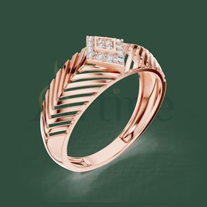 แหวนหมั้นสไตล์อินฟินิตี้10K สำหรับคู่รัก - Product Image 1