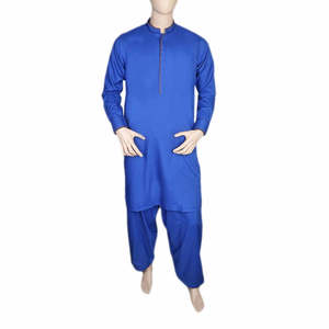 Traje Shalwar Elegante para Hombre - Azul Rey - Product Image 4
