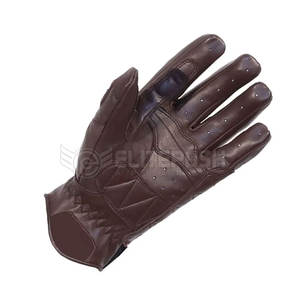 New Arrival Genuine Cowhide Leather Half-<b>Finger</b> Motorbike Gloves Breathable Sports Design for Real Motorbike Enthusiasts - Product Image 6