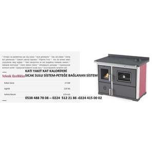 DORELLO SOBA DK-29 cuisinière à combustible solide LOTUS avec cheminée à eau chaude chauffante au sol-Poêle à eau Vera - Product Image 4